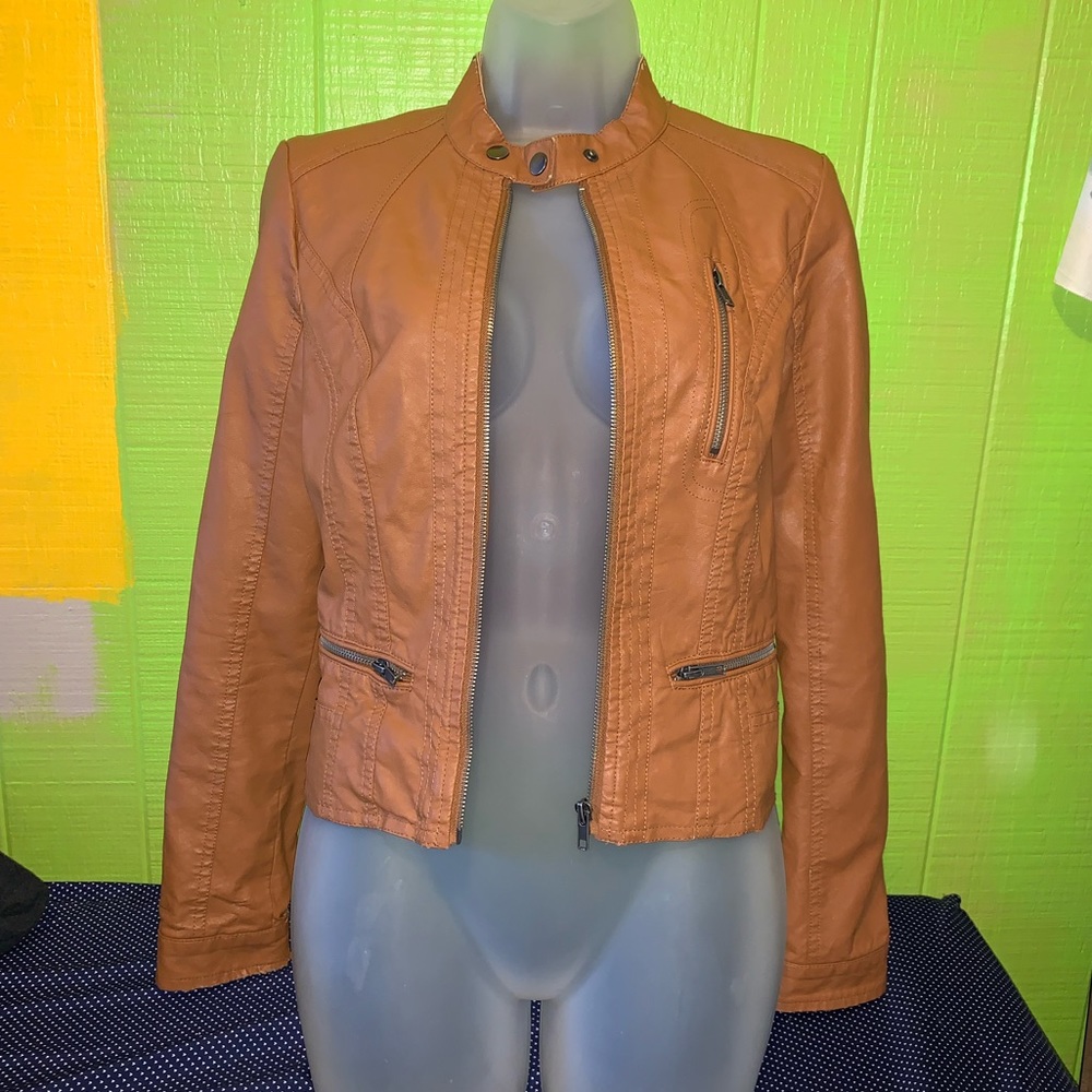 Well-loved chestnut jacket S - Picture 7 of 11
